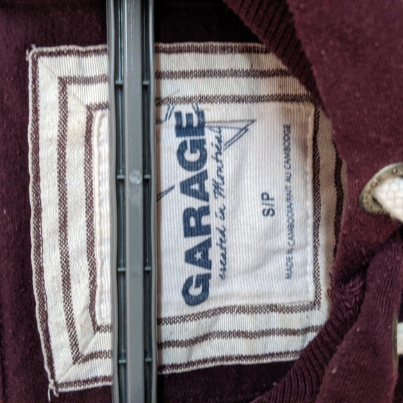 Garage Campus Burgundy Hoodie - Picture 7 of 8